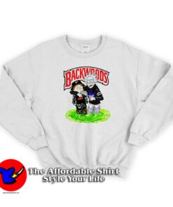 Backwoods Rick And Morty Graphic Sweatshirt