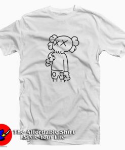 KAWS In Underware Wondering About It T-Shirt