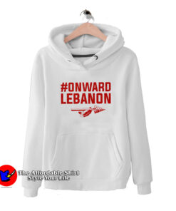 #Onward Lebanon Graphic Funny Hoodie
