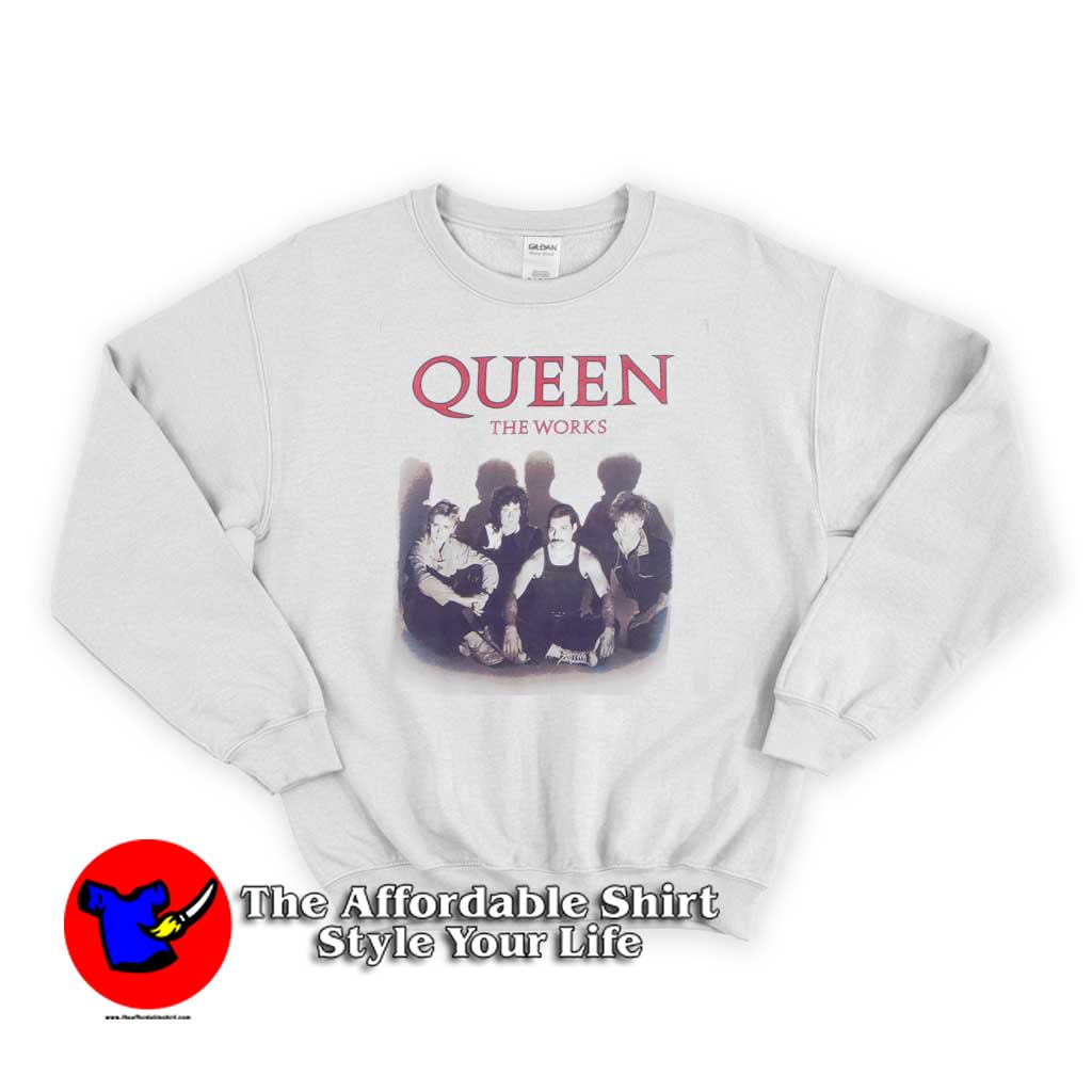 Queen The Works Album Cover Sweater 510x510 image Queen The Works Album Cover Sweater 510x510 Queen The Works Album Cover Vintage Sweatshirt Cheap
