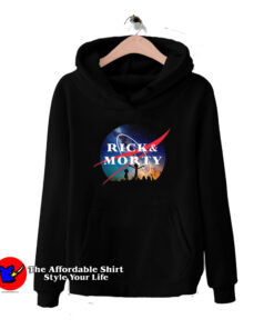 Rick & Morty Logo Jumper Nasa Inspired Hoodie