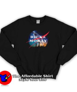 Rick & Morty Logo Jumper Nasa Inspired Sweatshirt