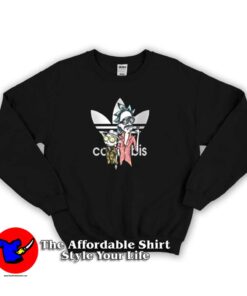 Rick Sanchez Smoking Cannabis Parody Sweatshirt
