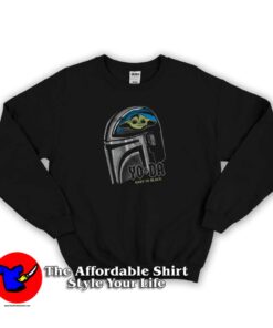 Rock We Will Yoda In Black Graphic Sweatshirt