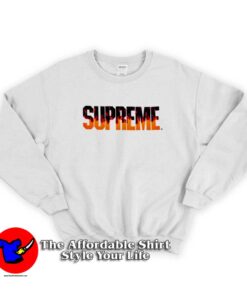 Supreme Flames Graphic Sweatshirt