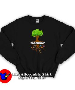 Tree Earth Day Graphic Sweatshirt