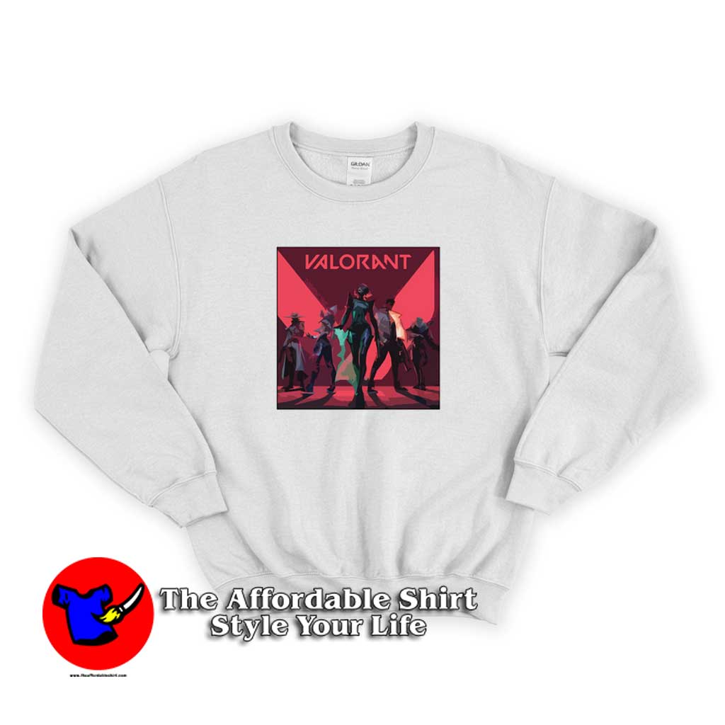 Valorant Sweater 510x510 image Valorant Sweater 510x510 Valorant Character Graphic Sweatshirt Cheap Trendy