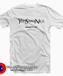 Yves Saint Nick North Pole Graphic T-Shirt