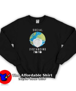 World Social Distancing 2020 Graphic Sweatshirt