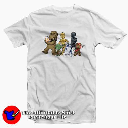 Chewie Yoda R2d2 Porg Star Wars Unisex Hoodie Tshirt 500x500 Chewie Yoda R2d2 Porg Star Wars Unisex T Shirt Cheap