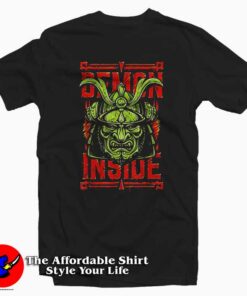 Demon Inside Tsushima Samurai Mask T-Shirt