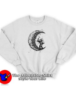 Funny Digging The Moon Unisex Sweatshirt
