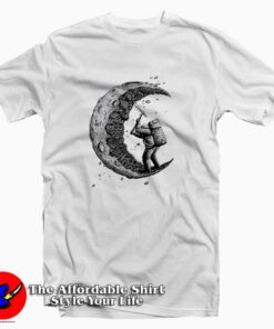 Funny Digging The Moon Unisex T-Shirt