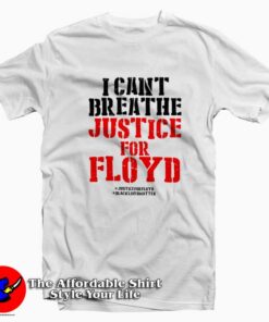 I Cant Breathe George Floyd Black Lives Matter T-Shirt