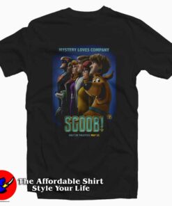 New Scooby Poster Movie Mystery Loves Company T-Shirt