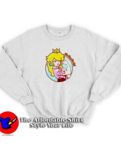 Cute Princess Peach Lovely Unisex Sweatshirt