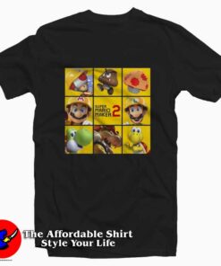 Super Mario Maker 2 Character Logo Box T-Shirt