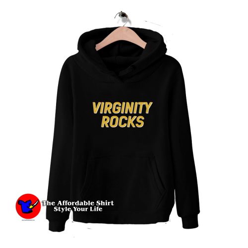 Virginity Rocks Black Graphic Hoodie 500x500 Virginity Rocks Black Graphic Hoodie Cheap