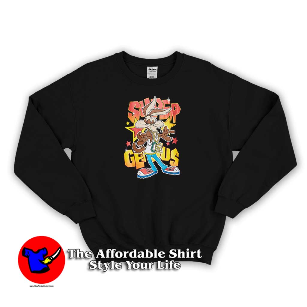 Wile E Coyote Super Genius Sweater 510x510 image Wile E Coyote Super Genius Sweater 510x510 Wile E Coyote Super Genius Unisex Sweatshirt Cheap