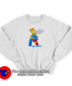Your Jets Man Bart Simpson Graphic Sweatshirt