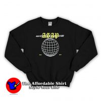 A$AP Worldwide Globe Unisex Sweatshirt Cheap
