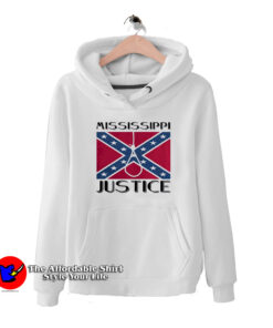 Confederate Flag Mississippi Justice Unisex Hoodie