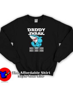 Daddy Shark Doo Father Day Graphic Sweatshirt