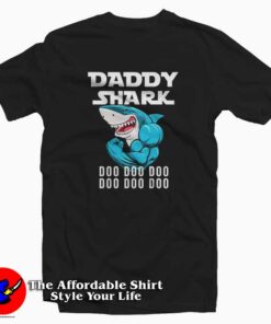 Daddy Shark Doo Father Day Graphic T-shirt