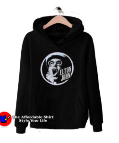 Distressed Elton John Unisex Hoodie