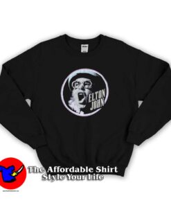 Distressed Elton John Unisex Sweatshirt