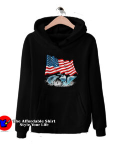 Dolphins American Flag Independence Day Hoodie