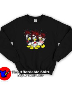 Donald Duck Happy American Day Flag Sweatshirt