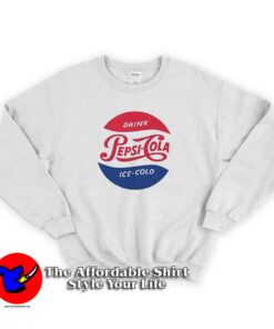 Drink Pepsi Cola Ice Cold Vintage Unisex Sweatshirt