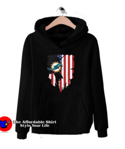 Miami Dolphins American Flag Independence Day Hoodie