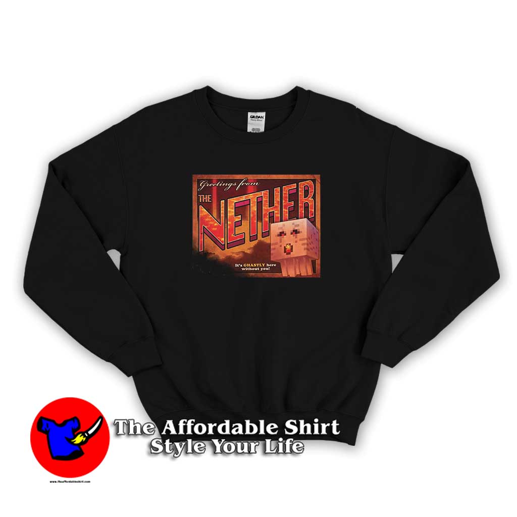 Minecraft Nether Postcard Sweater 510x510 image Minecraft Nether Postcard Sweater 510x510 Minecraft The Nether Postcard Unisex Sweatshirt Cheap