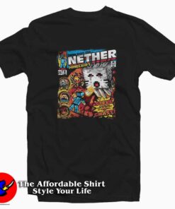 Minecraft Tales from The Nether Black Youth T-shirt