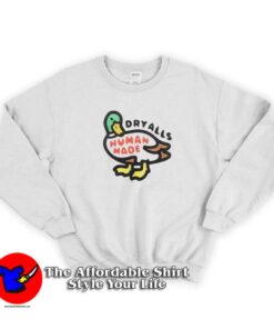 New Human Made Dryalls Duck Unisex Sweatshirt
