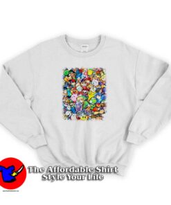 Smash Bros Mario Star Fox Pikachu Sweatshirt