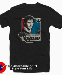 Star Wars Disney Han Solo Retro Vintage T-shirt