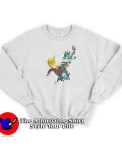 Funny Statue of Liberty Slaps Trump Sweatshirt
