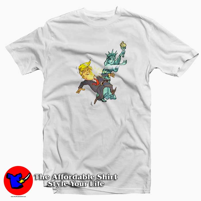 Statue of Liberty Slaps Trump Tshirt 510x510 image Statue of Liberty Slaps Trump Tshirt 510x510 Funny Statue of Liberty Slaps Trump T Shirt Cheap
