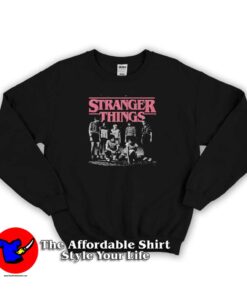 Stranger Things Title Logo Faded Vintage Sweatshirt
