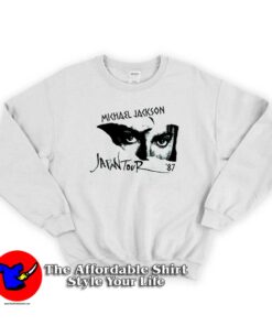 Vintage Micheal Jackson Tour Pop Rock 87 Sweatshirt