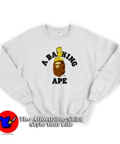 A Bathing Ape x Garfield Up Head Milo Sweatshirt