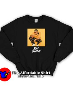 Bad Bunny Drink While Squatting Unisex Sweatshirt