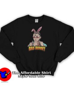 Bad Bunny With Bunny Ears Unisex Sweatshirt