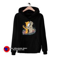 Cats Titanic Pose In Space Funny Movie Unisex Hoodie