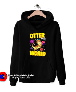 Cute Astronaut Pun Colorful Planets Galaxy Space Hoodie