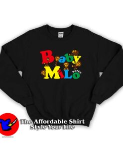 Cute Baby Milo Alphabet Logo Unisex Sweatshirt