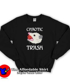 Funny Chaotic Trash Opossum Unisex Sweatshirt